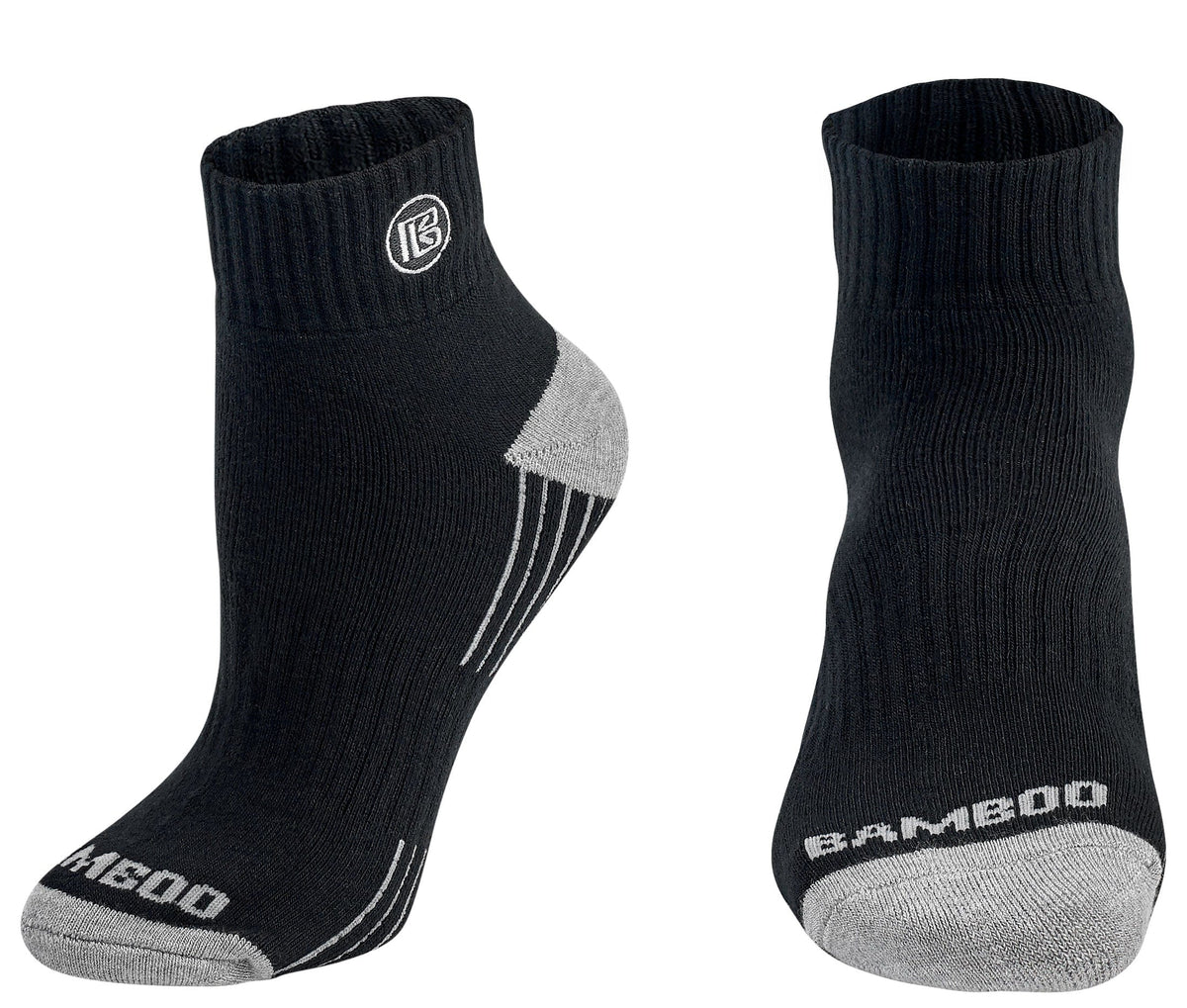 Men's Bamboo Quarter Crew Hiking Socks