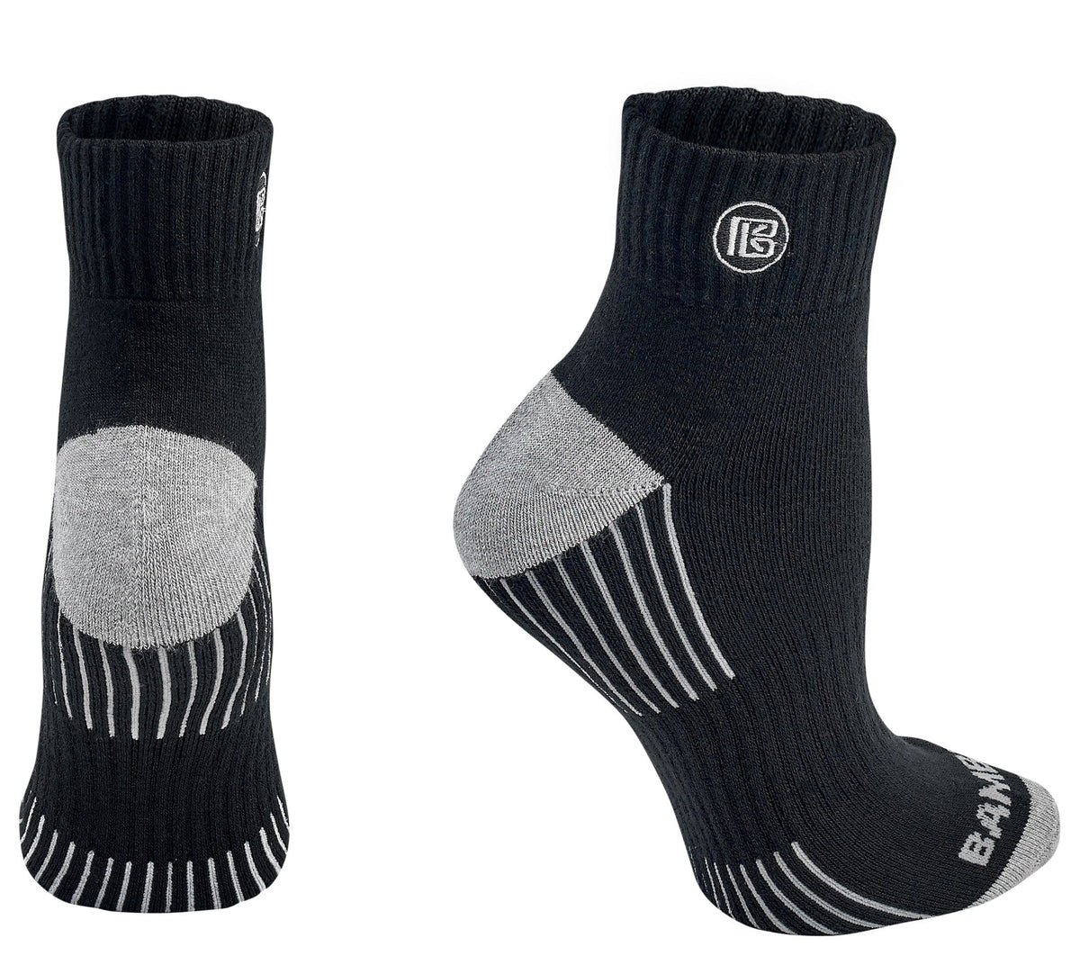 Men's Bamboo Quarter Crew Hiking Socks