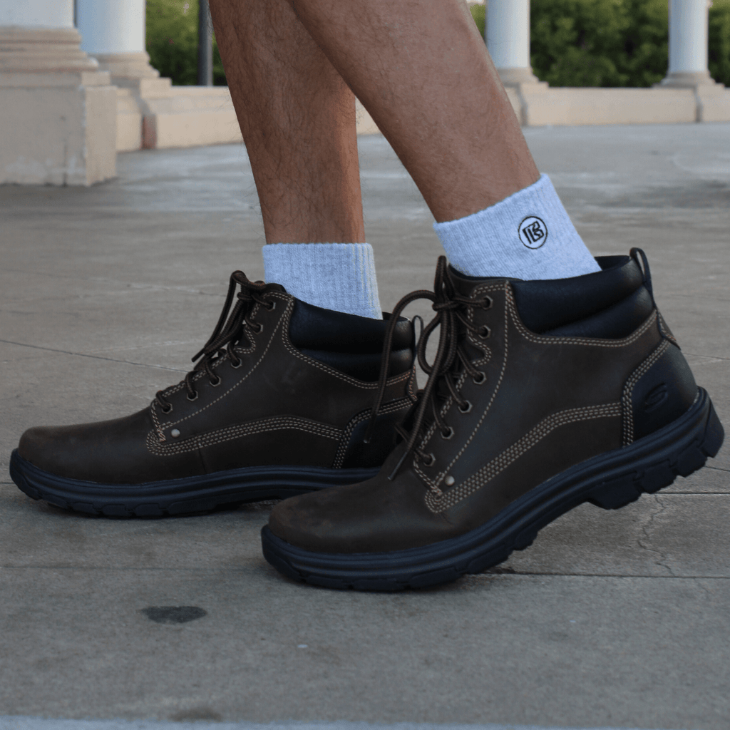 Men's Bamboo Quarter Crew Hiking Socks
