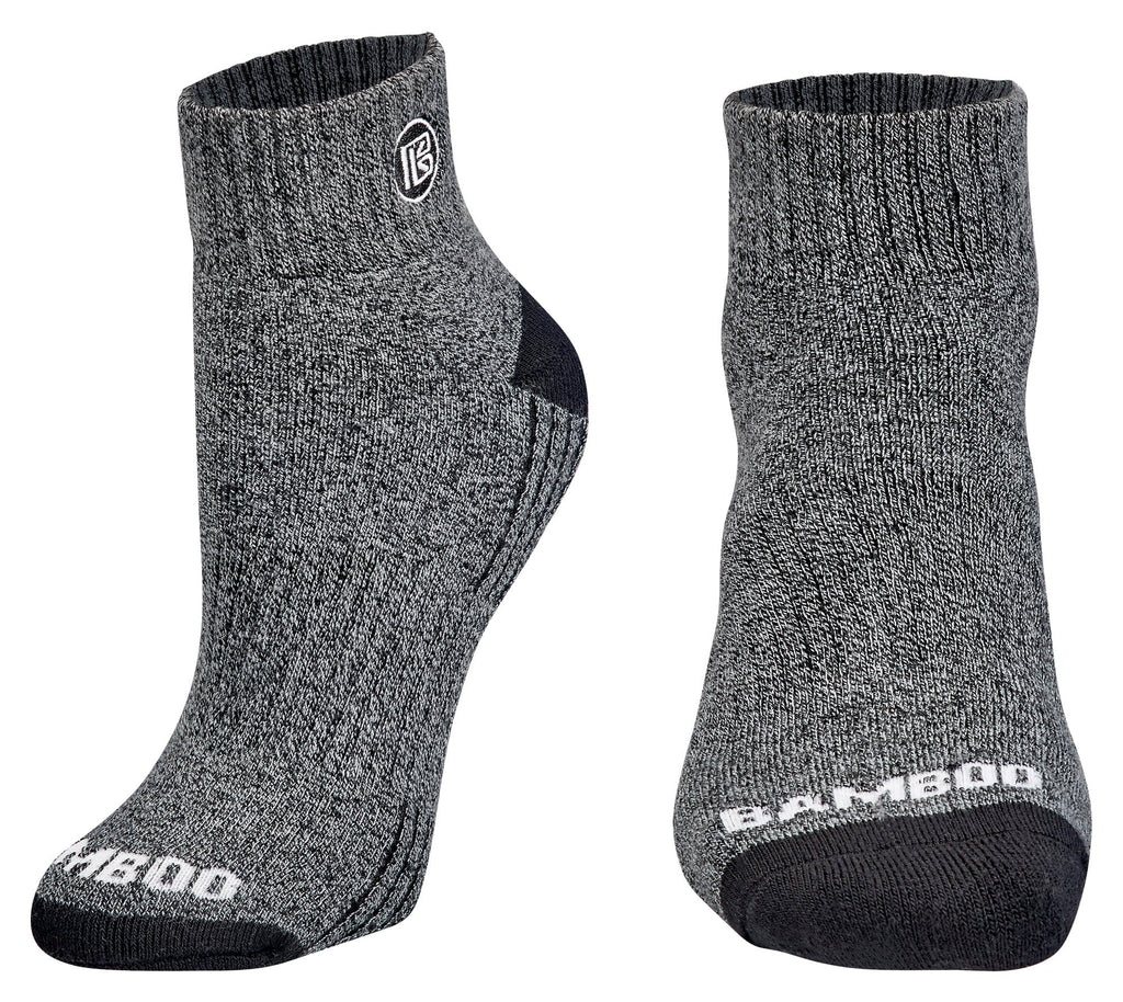 Men's Bamboo Quarter Crew Hiking Socks