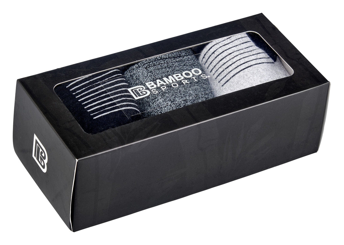 Men's Bamboo Quarter Crew Hiking Socks