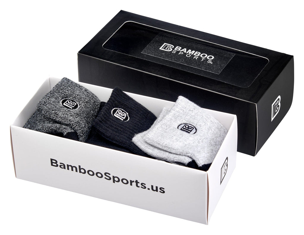 Men's Bamboo Quarter Crew Hiking Socks