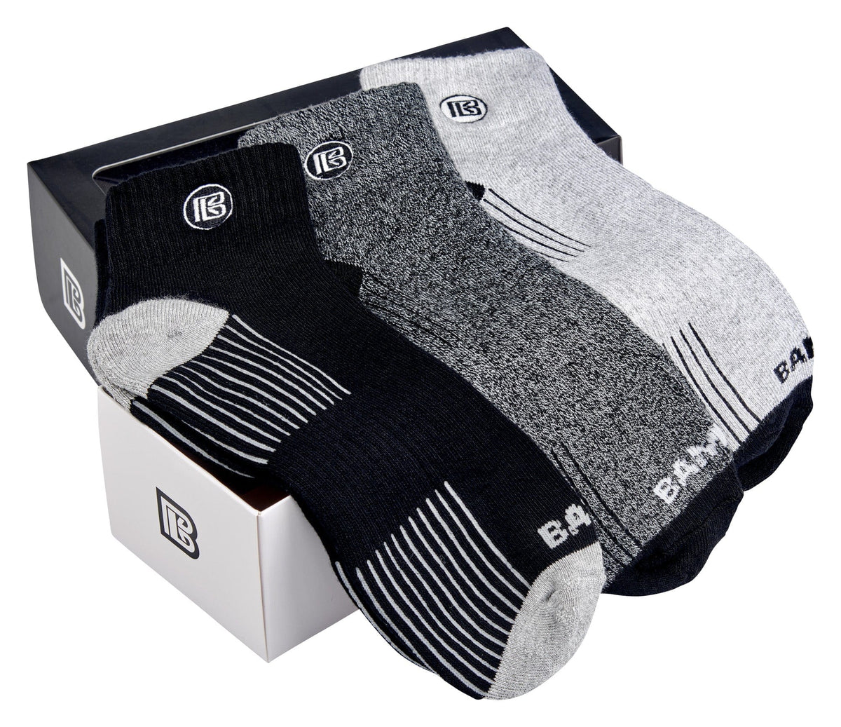 Men's Bamboo Quarter Crew Hiking Socks