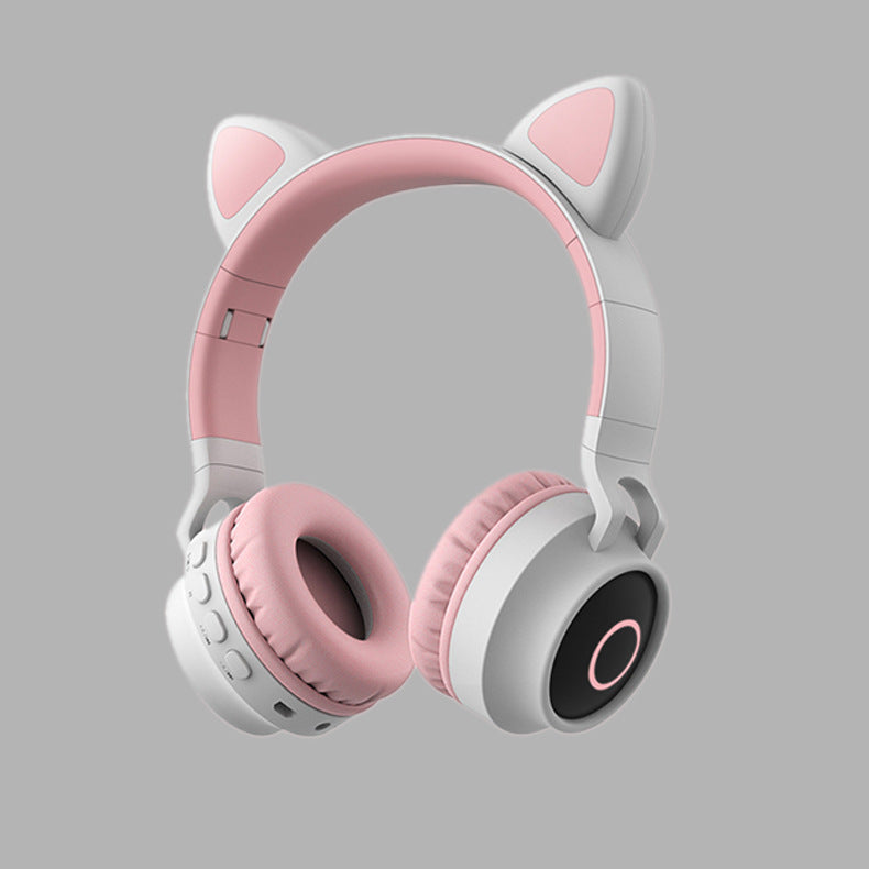 LED Cat Ear Headphones Wireless Bluetooth 5.0
