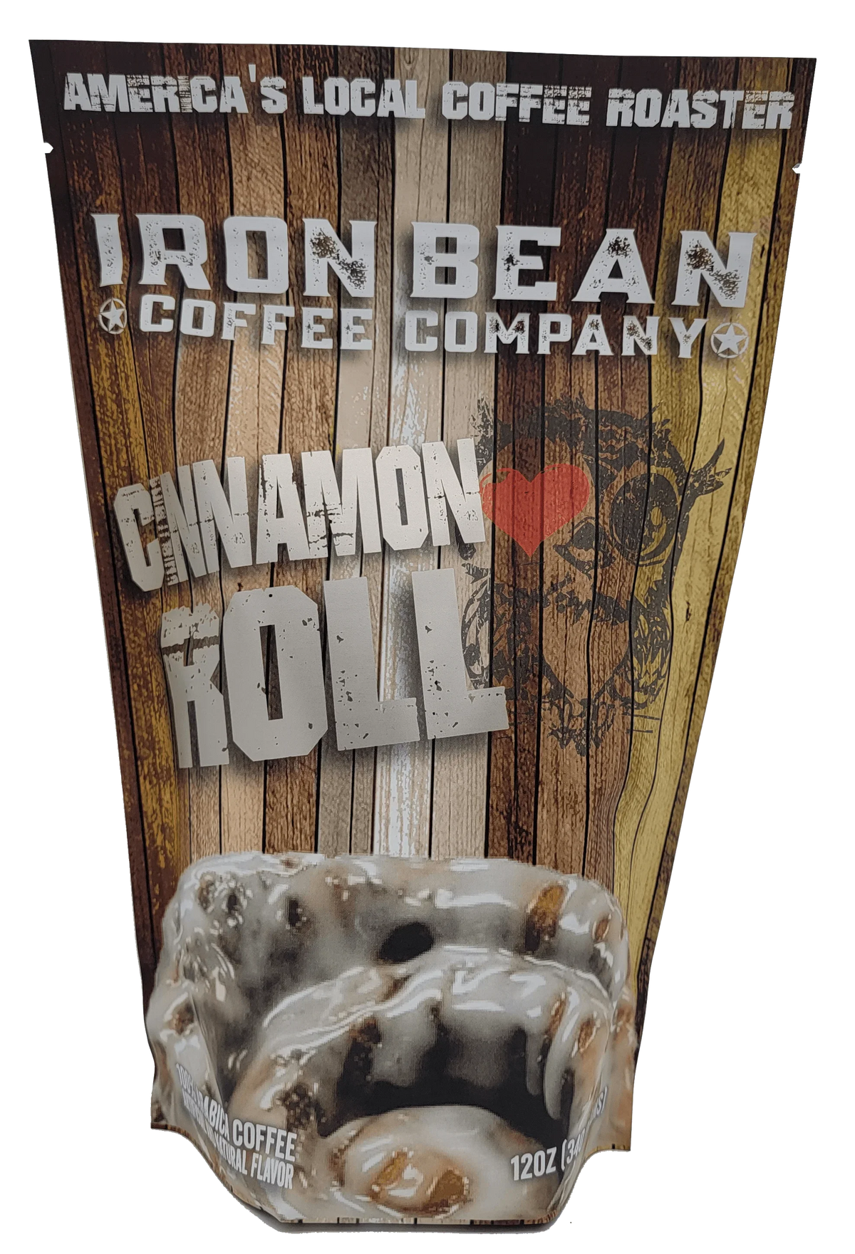 Cinnamon Roll Flavored Coffee Iron Bean