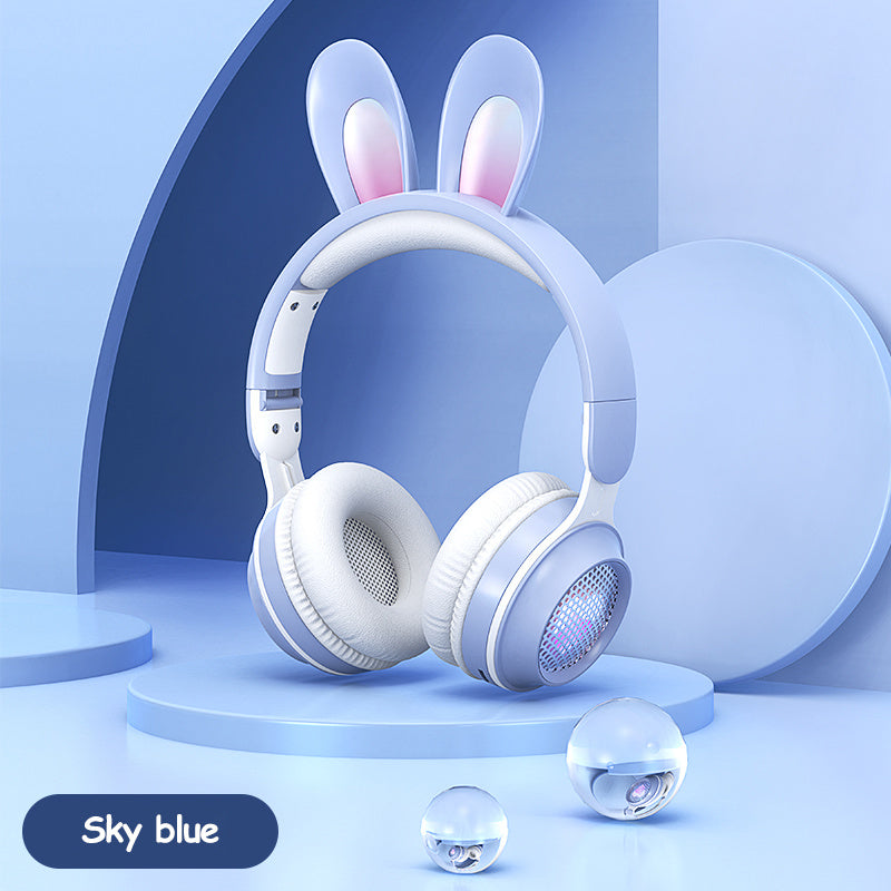RGB Rabbit Ear Wireless Bluetooth Headphones