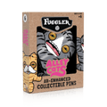 Fuggler Alley Cats Wide-Eyed Cat Augmented Reality Collectible Pin