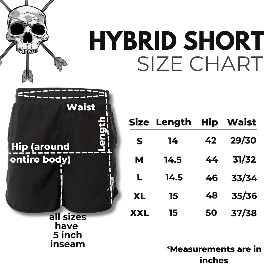 Men's Hybrid Short Black