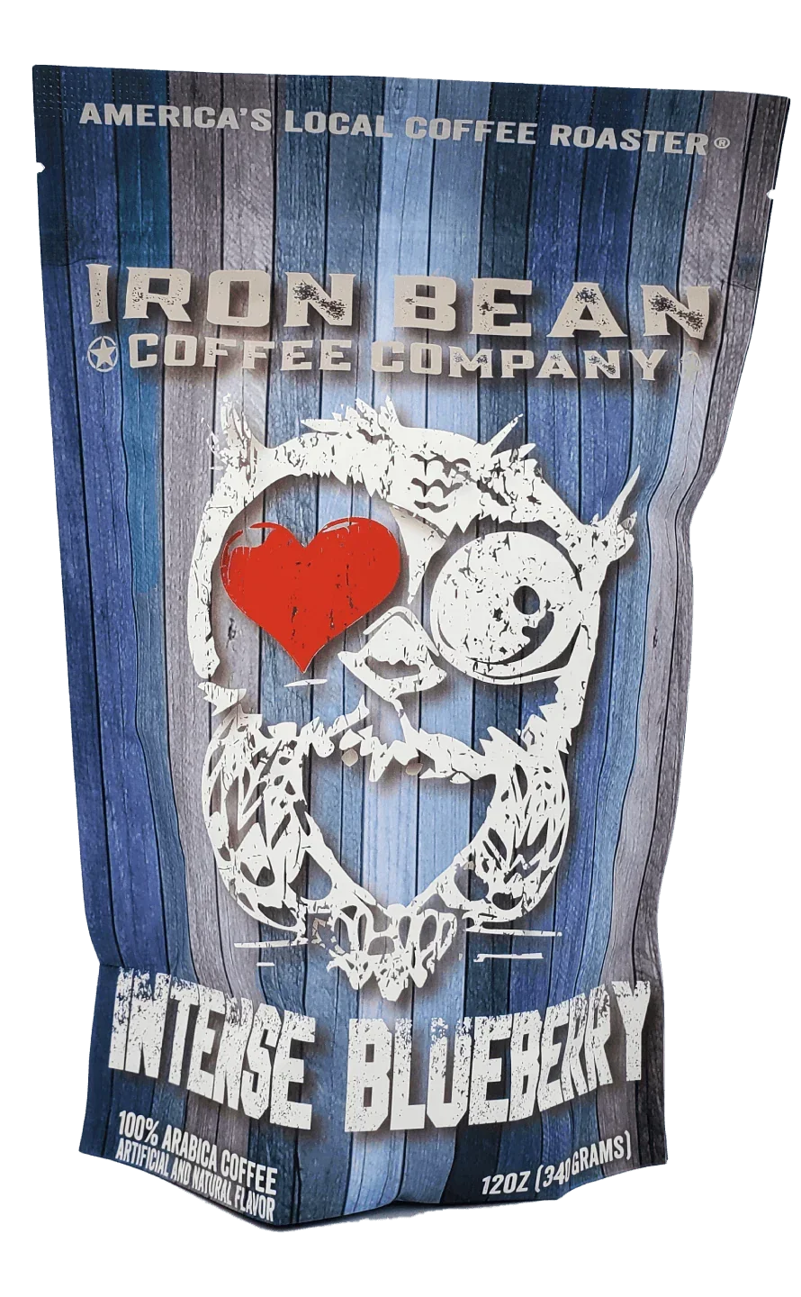 Intense Blueberry Flavored Coffee Iron Bean