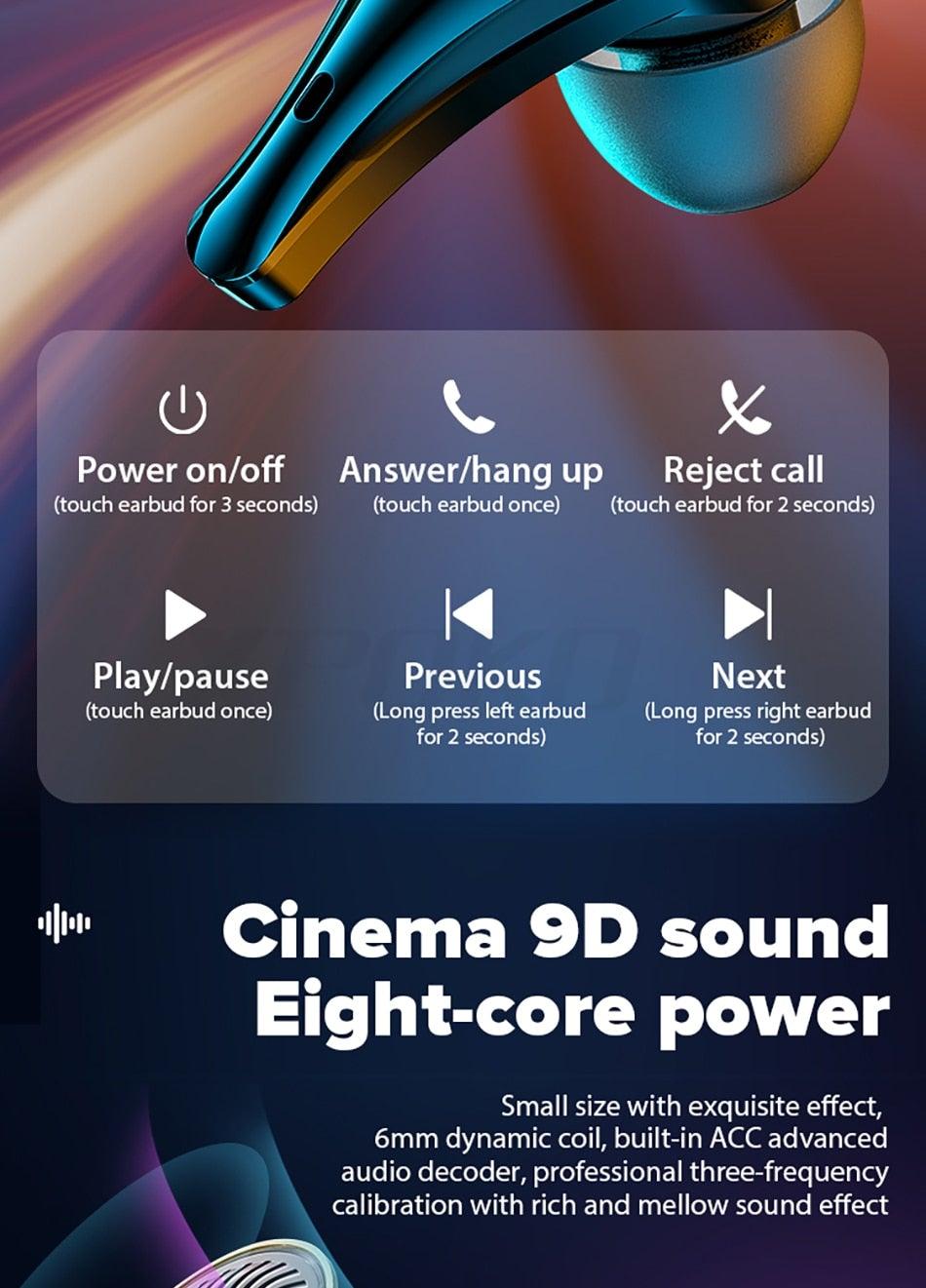 Luxury Bluetooth Earphones With Mic