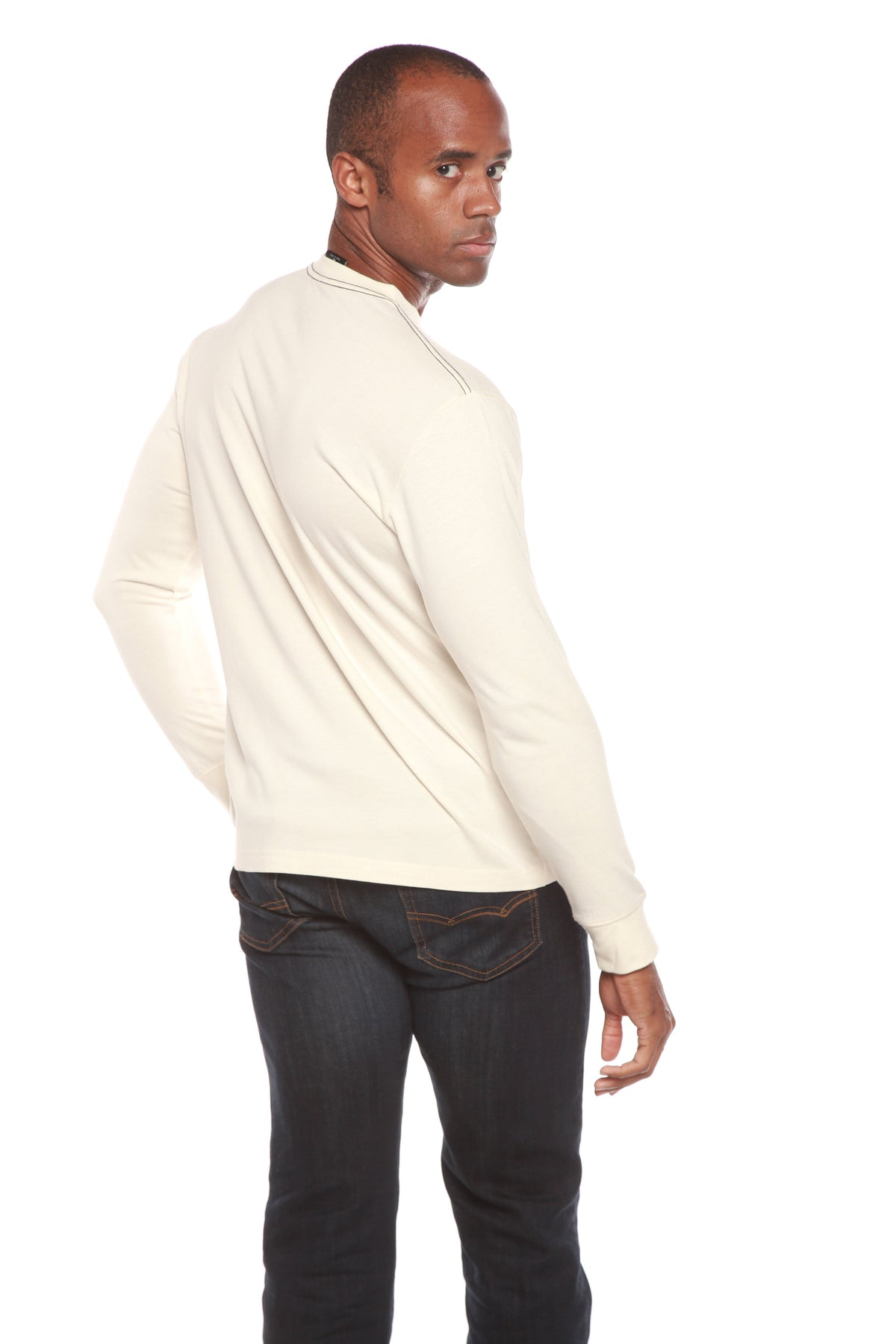 Men's Bamboo Viscose Organic Cotton Long Sleeve T-Shirt