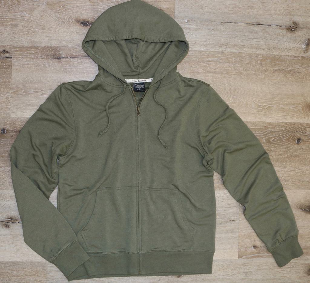 Men's Eco Full-Zip Bamboo French Terry Hoodie