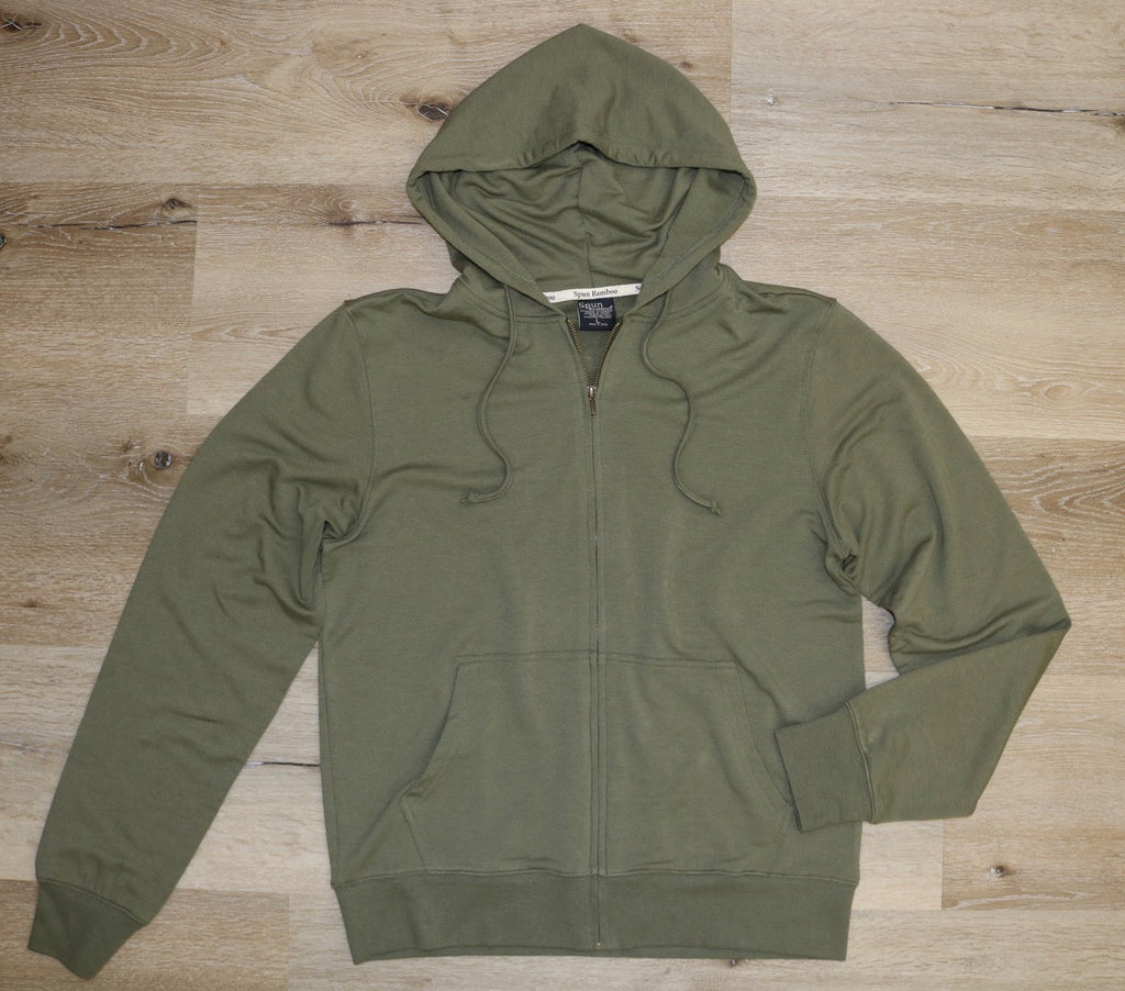 Men's Eco Full-Zip Bamboo French Terry Hoodie