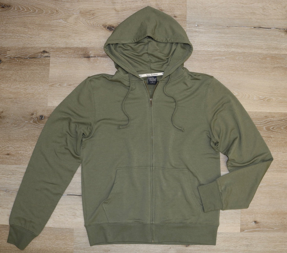Men's Eco Full-Zip Bamboo French Terry Hoodie