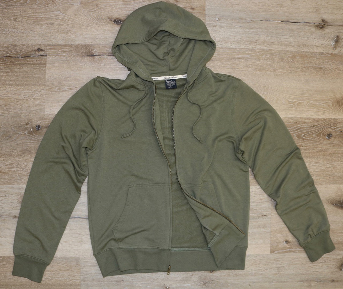 Men's Eco Full-Zip Bamboo French Terry Hoodie