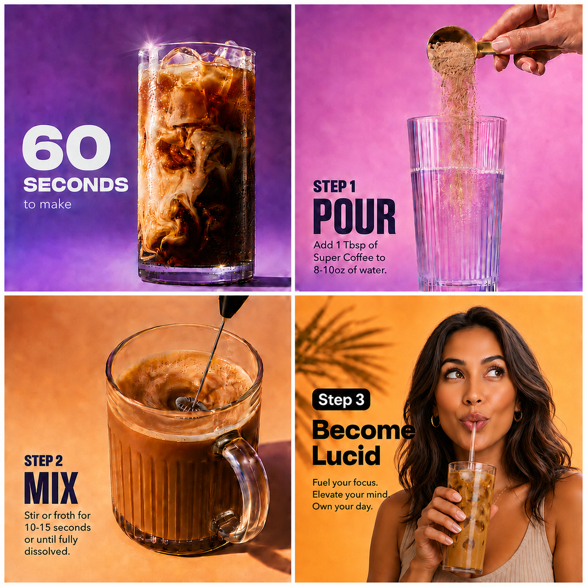 Lucid Nootropic Mushroom Super Coffee