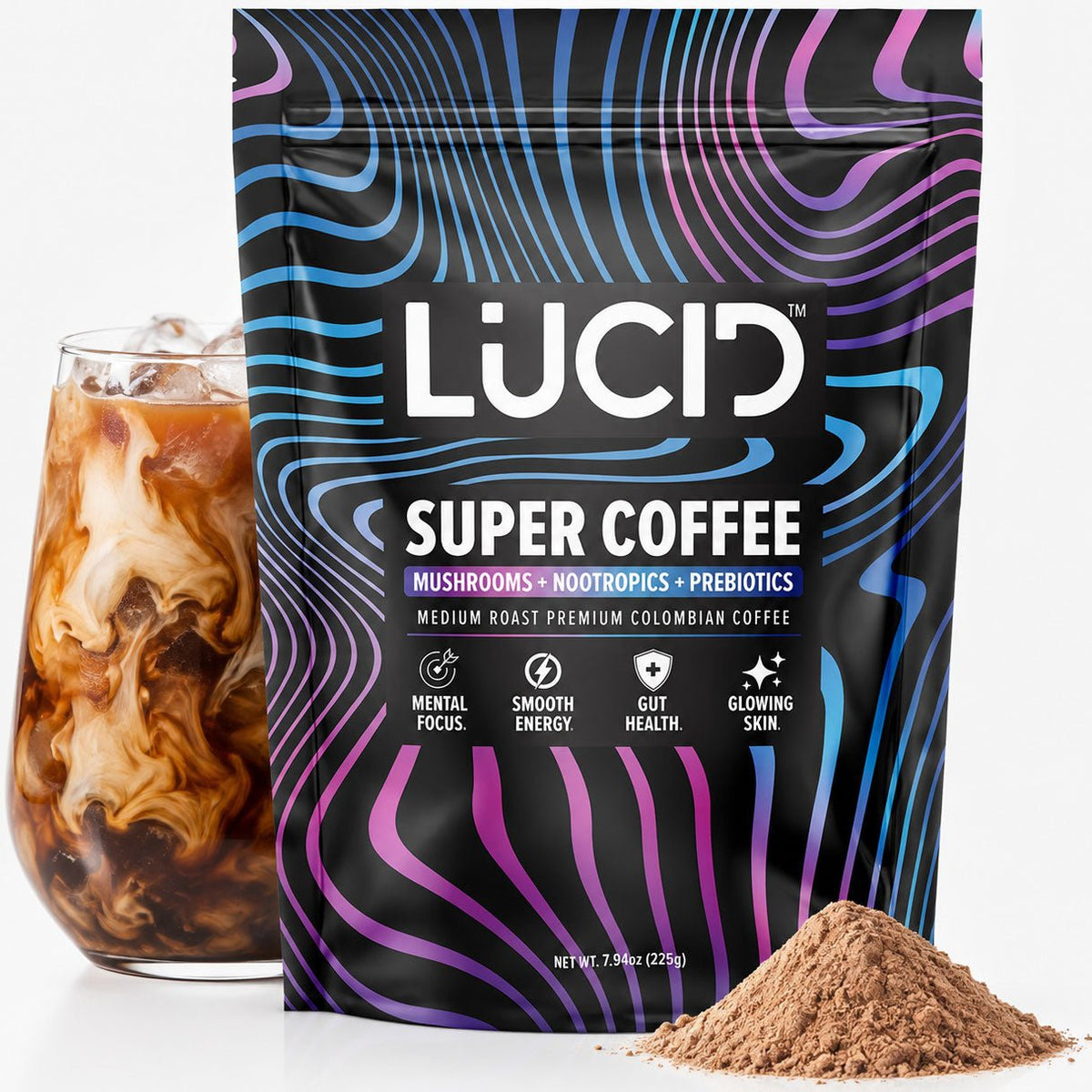 Lucid Nootropic Mushroom Super Coffee