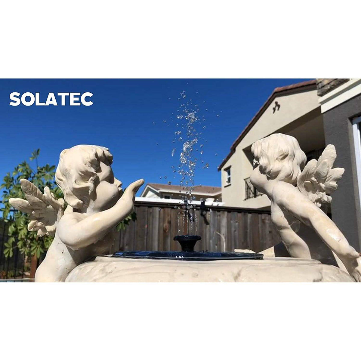 Solar-Powered Floating Garden Fountain Pump