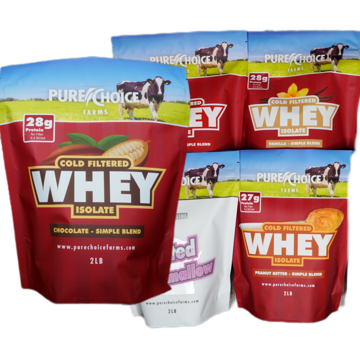 Whey Protein Isolate Flight