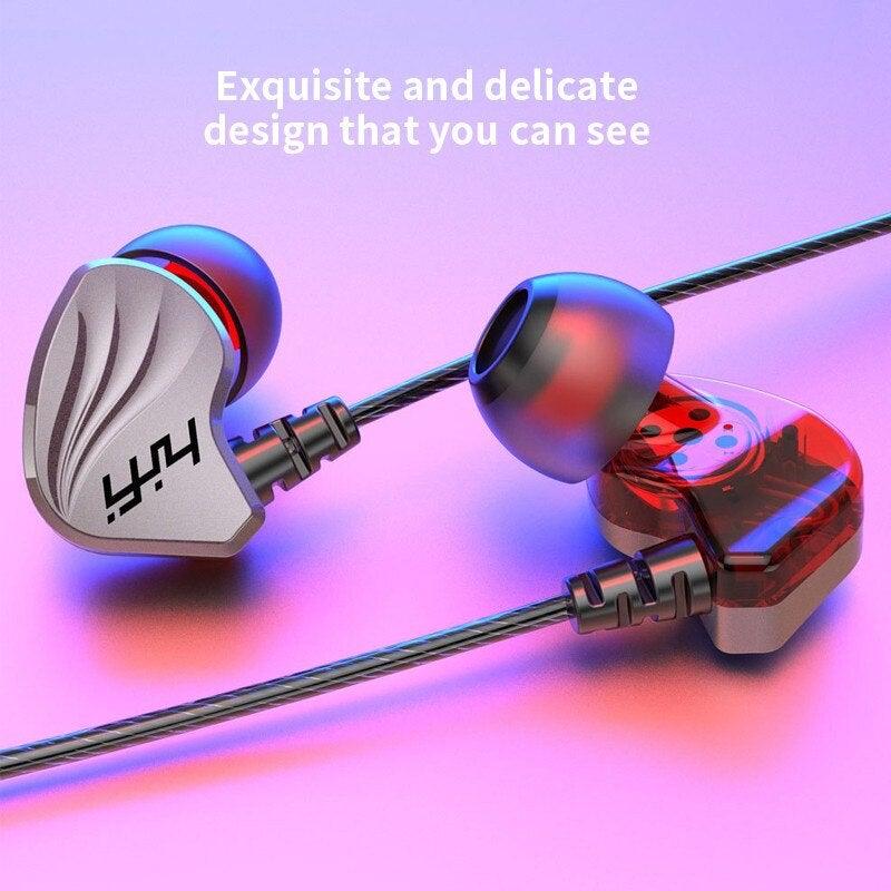 Wired In-Ear Earbuds with Noise-Reducing Mic