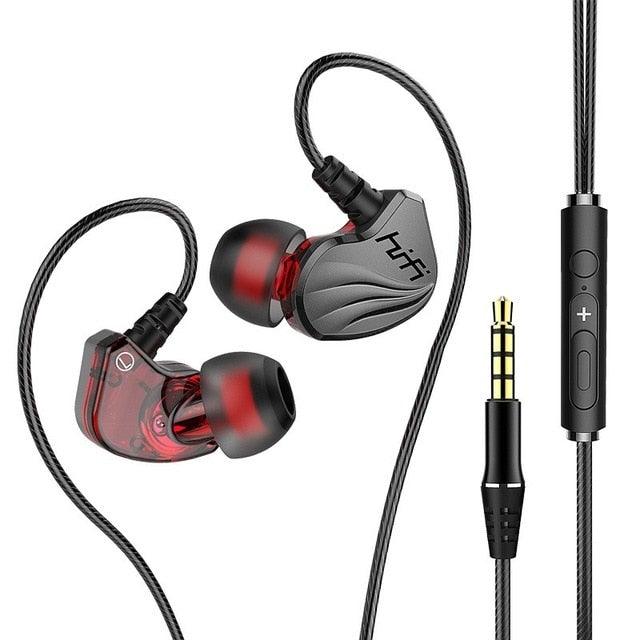 Wired In-Ear Earbuds with Noise-Reducing Mic