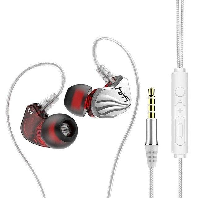 Wired In-Ear Earbuds with Noise-Reducing Mic