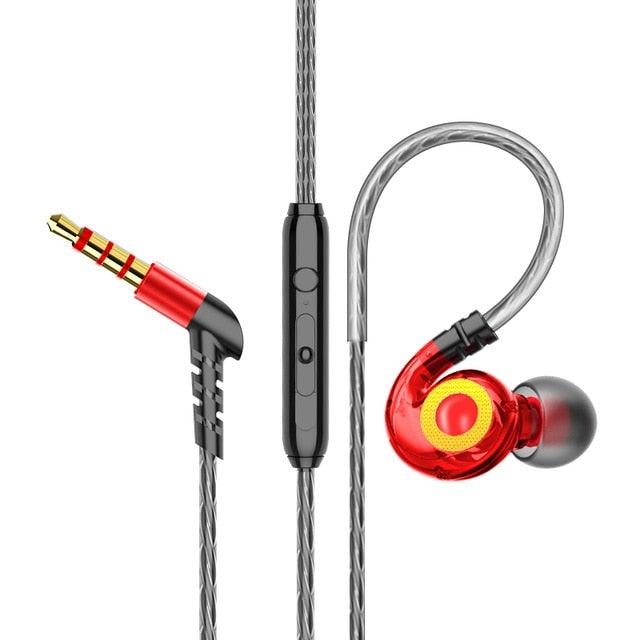 Wired In-Ear Earbuds with Noise-Reducing Mic